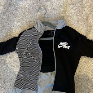 Nike Jumpman Kids Black and White Jacket